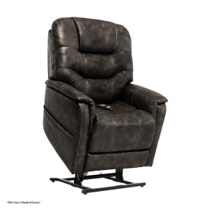 Black-leather-recliner-with-power-lift-near-Butterfields-pharmacy-Port-St-Lucie