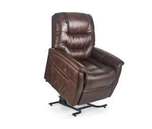 Brown-leather-recliner-with-power-lift-near-Butterfields-pharmacy-Port-St-Lucie