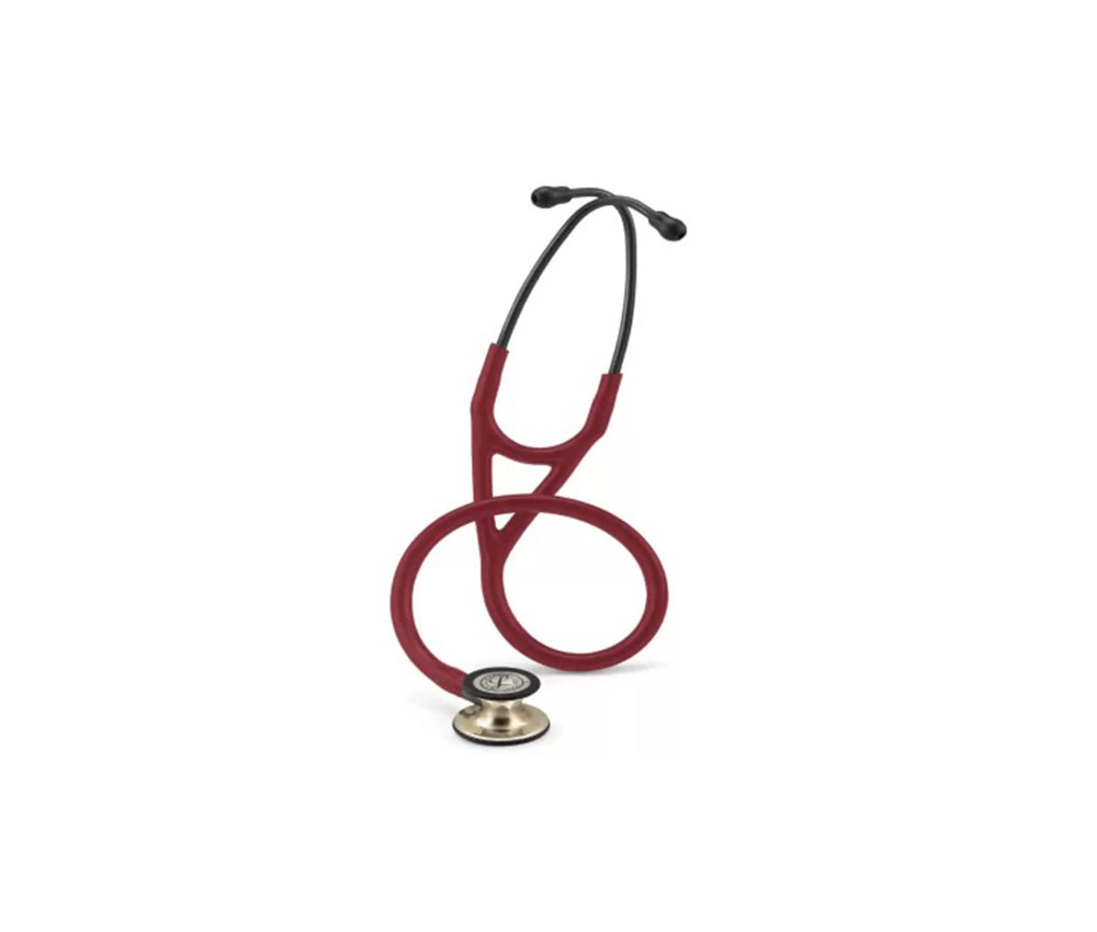 Red-stethoscope-with-black-handle,-displayed-at-Butterfields-Compounding-Pharmacy-and-Medical-Supplies.